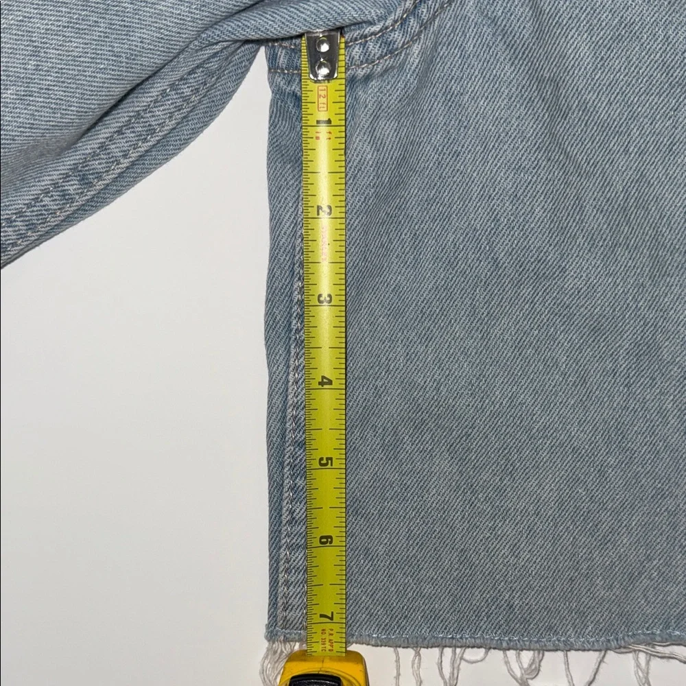 Hollister California High Rise Vintage Baggy Denim Shorts W25